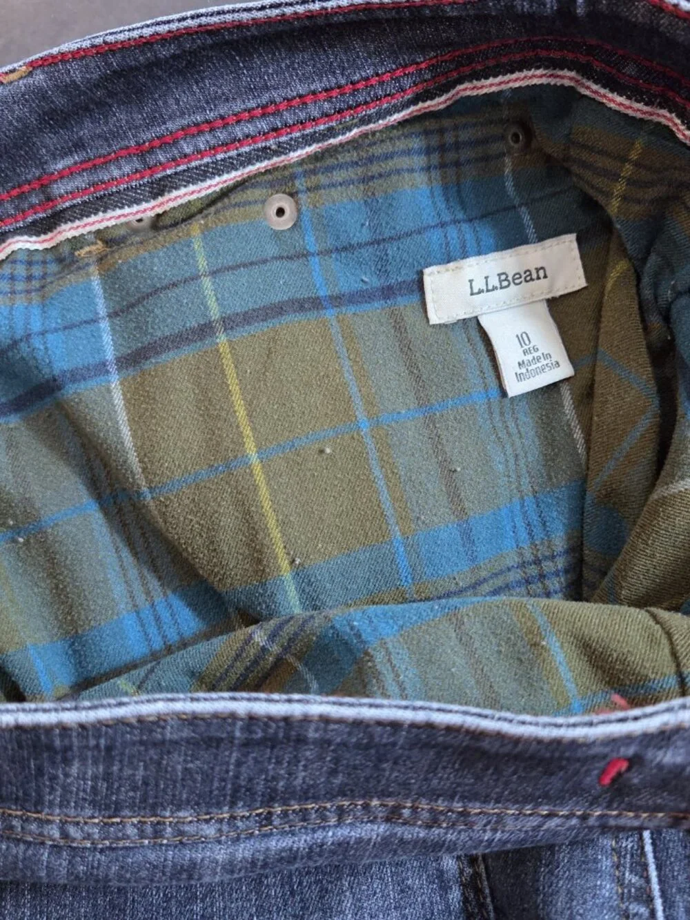 L.L. Bean bean flannel